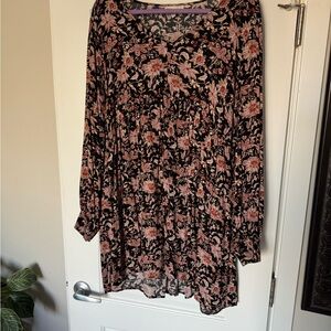 Knox Rose long sleeve baby doll dress